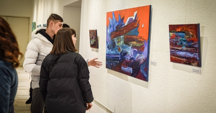 Absztrakt tájak a Megyeháza Galériában